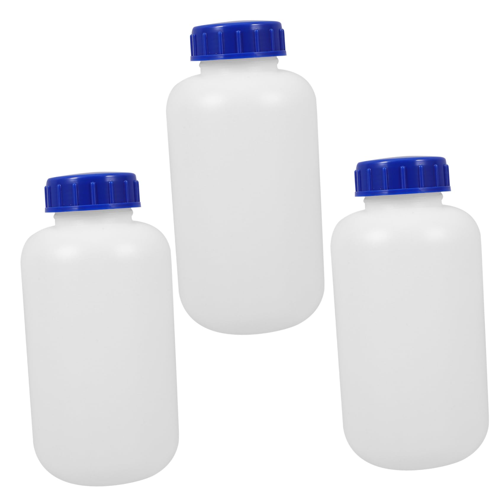 ABOOFAN 3 Sätze Verdickte Versiegelte Plastikflasche Wieder Auffüllbar Probenbehälter Flüssig Chemie -reagenzienflasche Klare Reagenzflasche Außenhülle Der Flasche Aus Hdpe 3 Stück * 3