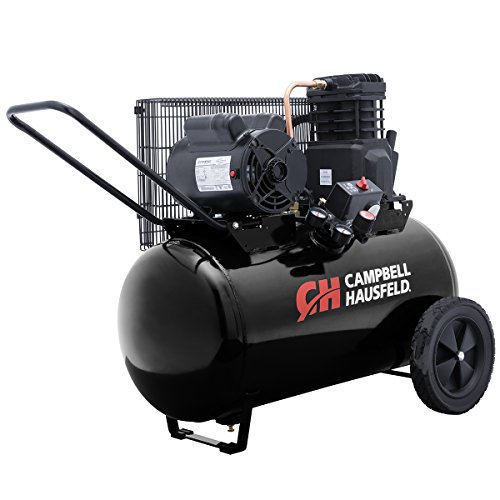 Campbell Hausfeld 20 Gallon Horizontal Air Compressor, Dual Voltage 120/240V, 135 PSI