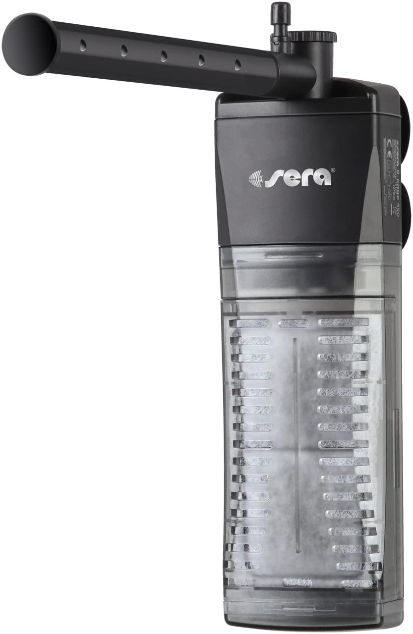 Sera X-Edge 450 Filtro angolare Potente ed efficiente dal Punto di Vista energetico ovvero Filtro Interno per Acquario Fino a 200 Litri, 32656