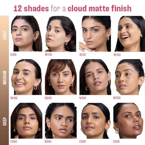 Image of Lakme 9to5 Hya Matte, Beach Edit Cushion Foundation, W120-Warm Creme, Matte Finish, Buildable Coverage, SPF 40, 12 gm