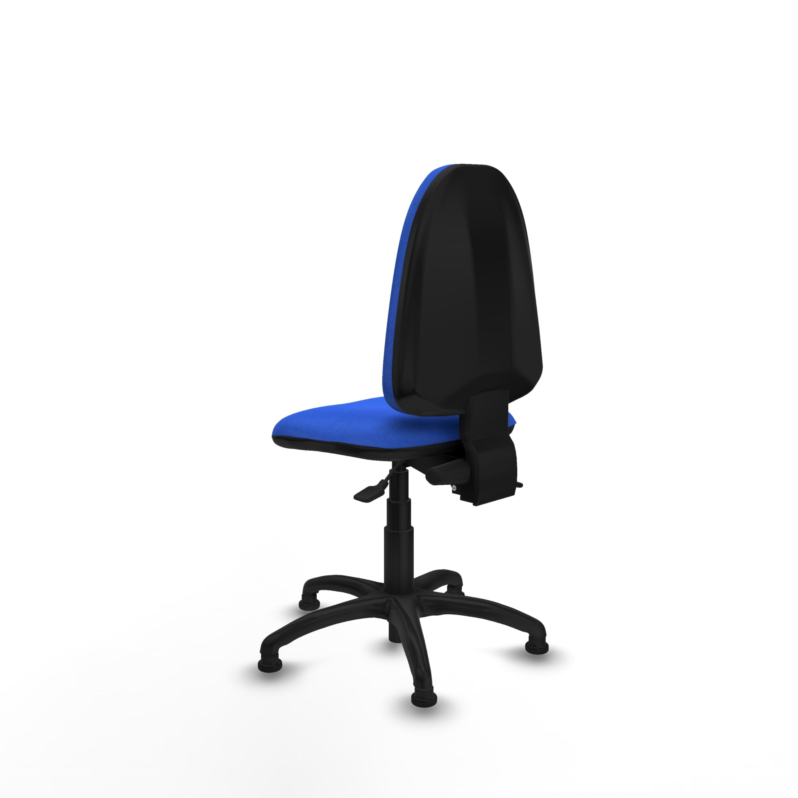 Piqueras y Crespo - Silla sin Ruedas Escritorio Aýna sin Brazos. Equipado con Asincro y Espuma de Corte. Azul
