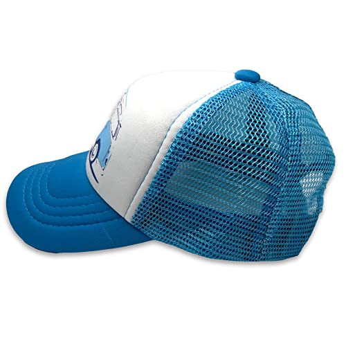 Sol Baby Surf Bus Blue Adjustable Snapback Mesh Trucker Hat - Summer Beach Baseball Cap for Infants & Toddlers4