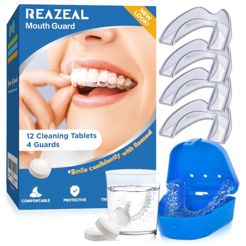 Mouth Guard for Grinding Teeth at Night: Moldable Dental Guard for Sleeping - Nighttime Protection...