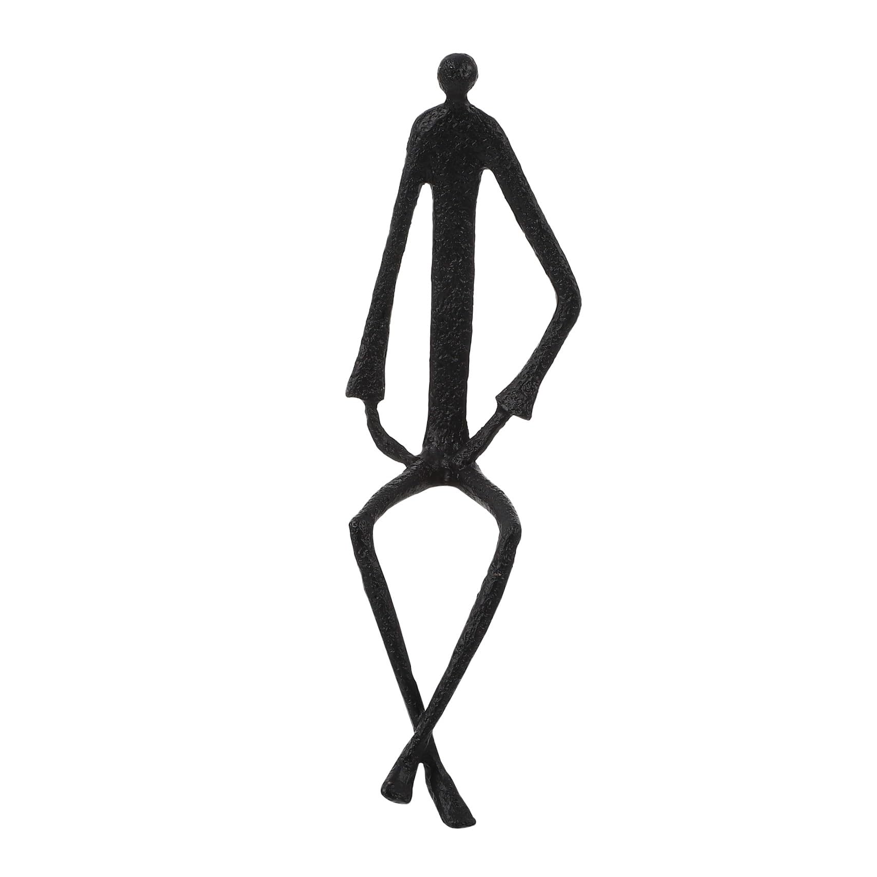 Sculpture abstraite assise Alipis en fer forgé pour sublimer un bureau vide