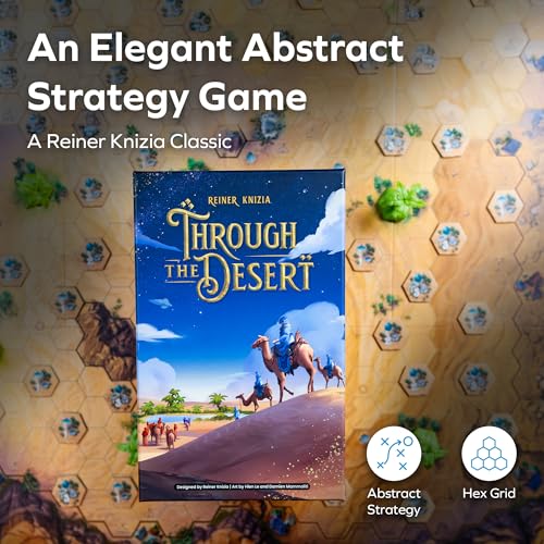 Through The Desert - Juego de mesa clásico de estrategia miniatura 3