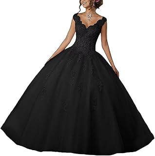 Laces Appliques Long Ball Gown Puffy Tulle Quinceanera Dresses for Teens - Buy now