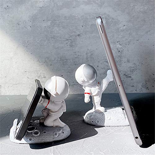 Yatchen Yakvook Unique Cute Cell Phone Stand Car Holder Cool Fun 3D Cartoon Astronaut Design Mobile Phone Tablet Bracket For Desk Compatible With All Smartphones For Children Gift Decor Home thumb #5