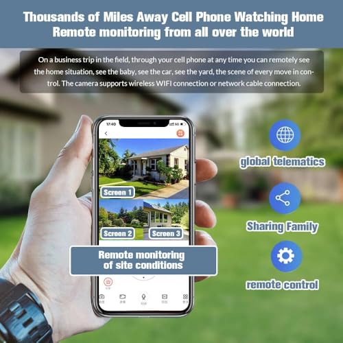 Image of Dr Vision 6MP WiFi Dual Lens Outdoor PTZ CCTV Camera | 360 Rotation | Color Night Vision | Motion Detection | Two-Way Audio | Wireless Home Security with Mobile App V380 Pro (New Dual Lens PTZ 01)