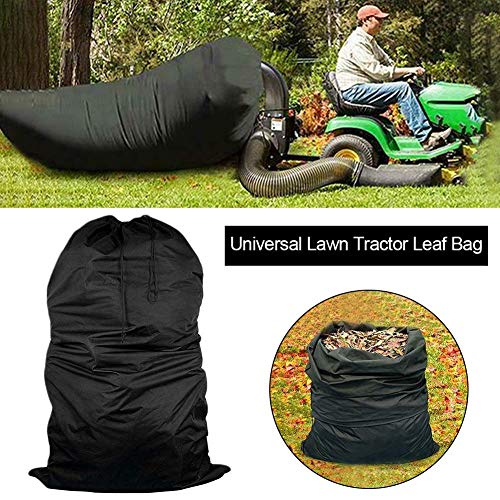 Mississ 2019 Newest Lawn Tractor Leaf Bag with Zipper,Reusable Waterproof Big capacity Yard Bag Leaves Waste Bag,Prevents Tearing and Surface Drag