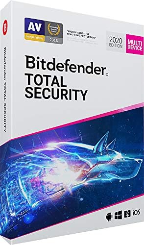 Bitdefender Total Security 2020 5 Device 1 Year Retail DVD