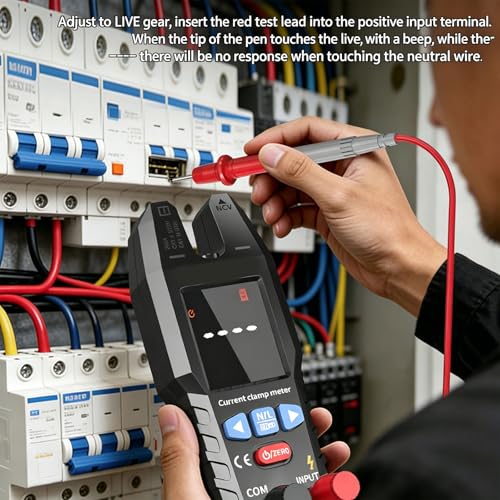 Pince multimètre en U pour électriciens professionnels en intervention sur chantier - 2