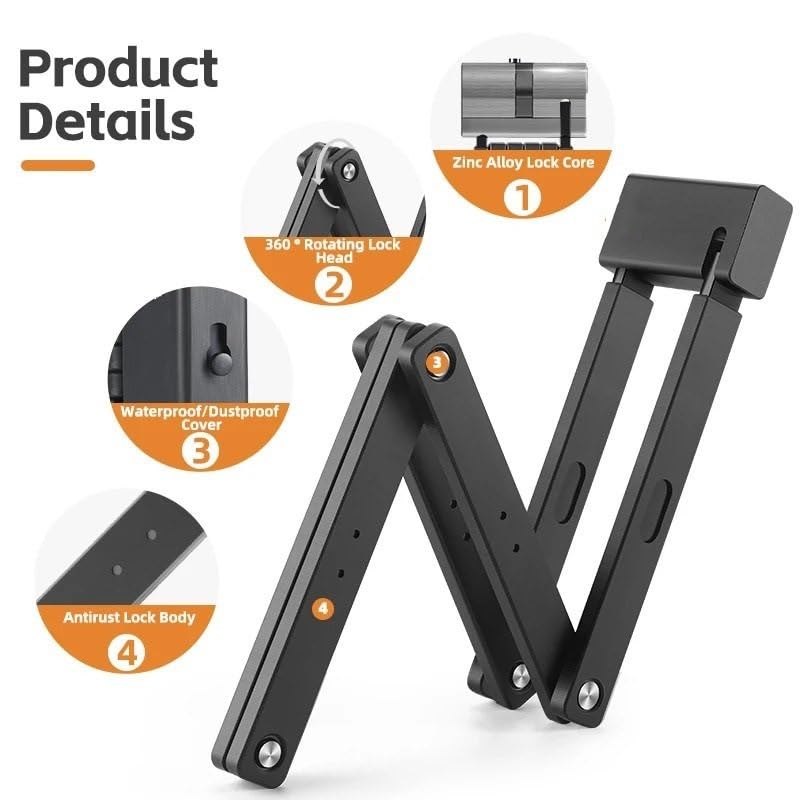Cadenas double verrouillage pour éviter le vol de votre vélo