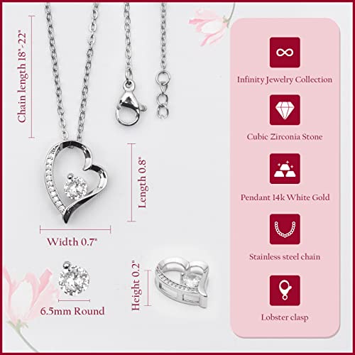 To My Wife Necklace From Husband With Love Message, Birthday Mothers Day Gift For Wife,Soulmate Necklace For Women4