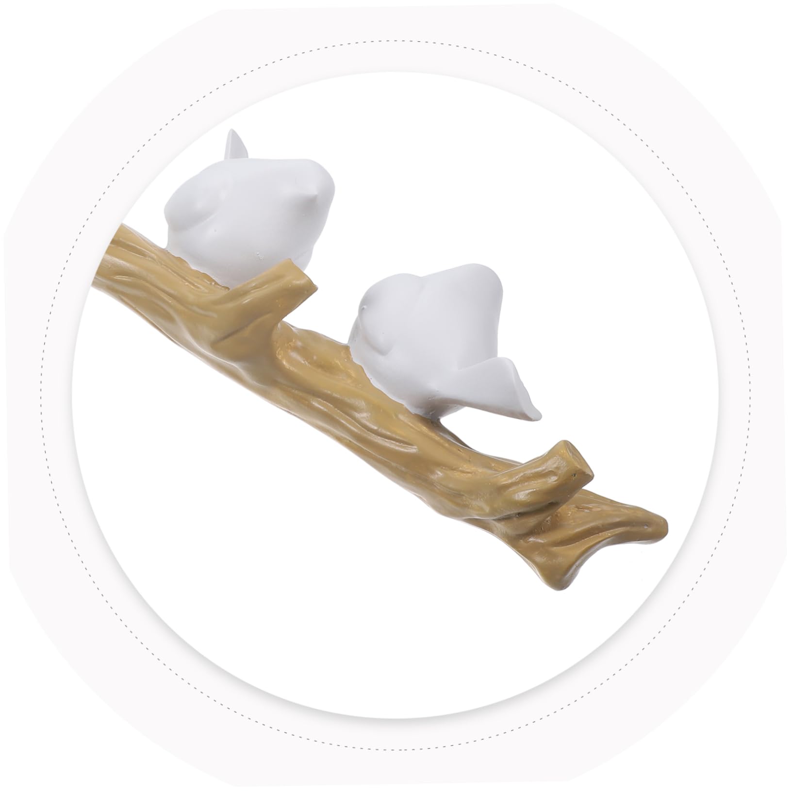 OUNONA Appendiabiti da Muro con Design Decorativo Uccelli su Ramo Gancio Portachiavi per Ingresso Bagno e Corridoio Facile da Installare per Cappotti e Borse