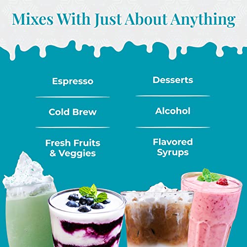 Frozen Xplosion Original Frappe & Smoothie Powder Mix Base, 3 lb. - Make Your Own Frappuccinos, Granitas, Soft Serve Ice Cream, and More - Neutral Taste, Shelf Stable - Dairy Free, Gluten Free - Thumbnail 3
