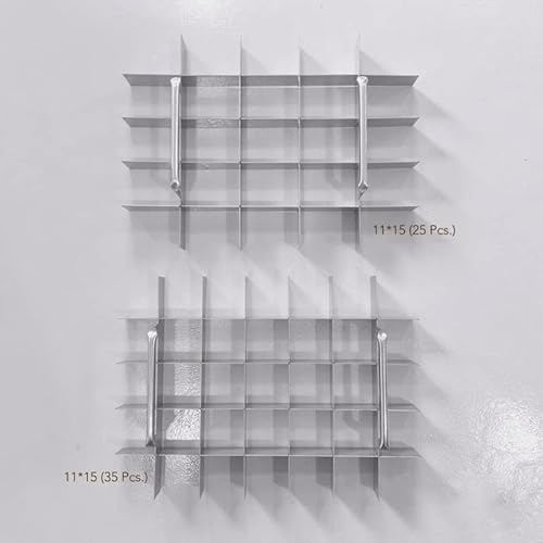 Brownie Cutter With Pan Stainless 100% 6,7,8,9,10,11,12 Inch Heavy duty Baking Pan with Slicer Ensures Perfect Crispy Edges baking pan Bakeware for Oven Baking Bakeware (11x15" 48 Pcs, Cutter)