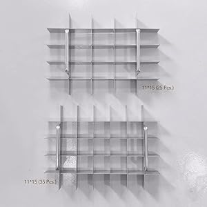 Brownie Cutter With Pan Stainless 100% 6,7,8,9,10,11,12 Inch Heavy duty Baking Pan with Slicer Ensures Perfect Crispy Edges baking pan Bakeware for Oven Baking Bakeware (11×15″ 48 Pcs, Cutter)