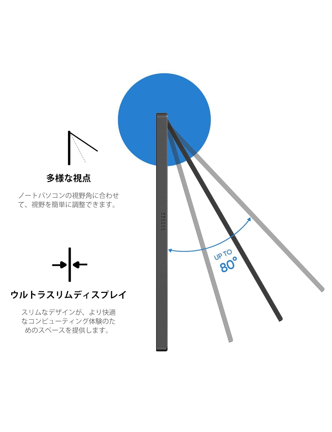 ARZOPA モバイルモニター 16.1インチ 100％ sRGB広色域 Amazon.co.jp: ARZOPA ポータブルモニター 16.1インチ 100