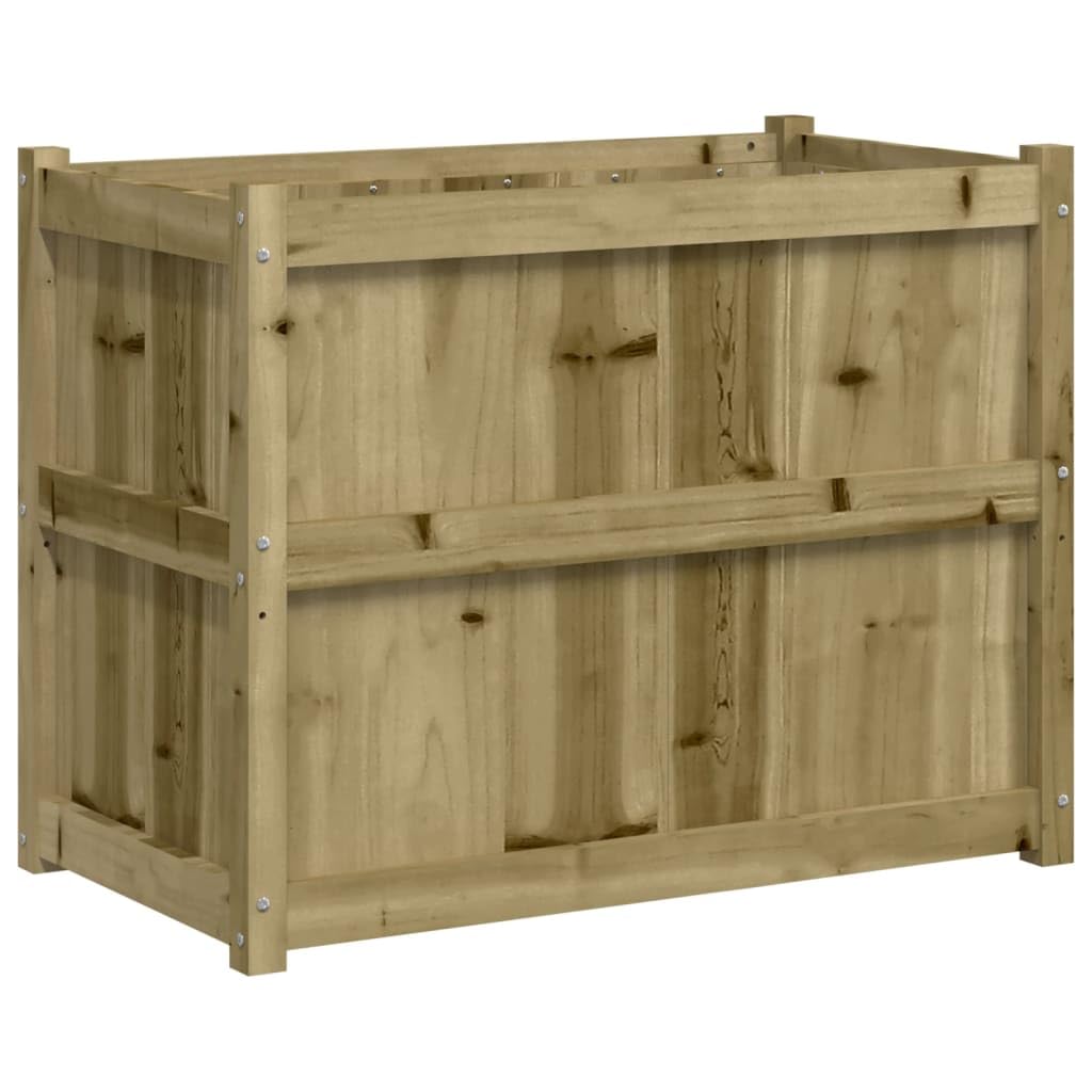 Skrzynka na rośliny zewnętrzna, podwyższona, pionowa, ogrodowa, na balkon i do ogrodu, mini podniesiony ogród na sadzonki, zewnętrzny pionowy ogród, wodoodporna, 90 x 50 x 70 cm w
