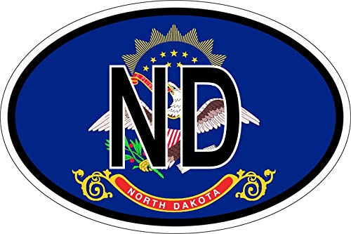 Autocollante Sticker Ovale Drapeau Codice Paese USA Utah
