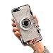 UCLL New 3D Vintage Style Bling Camera Design Soft Cover For 5.5 iPhone 7plus 8 Plus with Strap Rope and a Screen protector (silver)