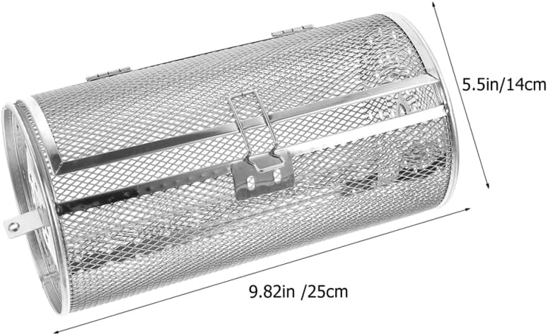 Miniatura 2 de Cesta de asador de acero inoxidable  Cesta giratoria multifuncional para freidora de aire, tambor asador de parrilla para freidora de aire, horno y