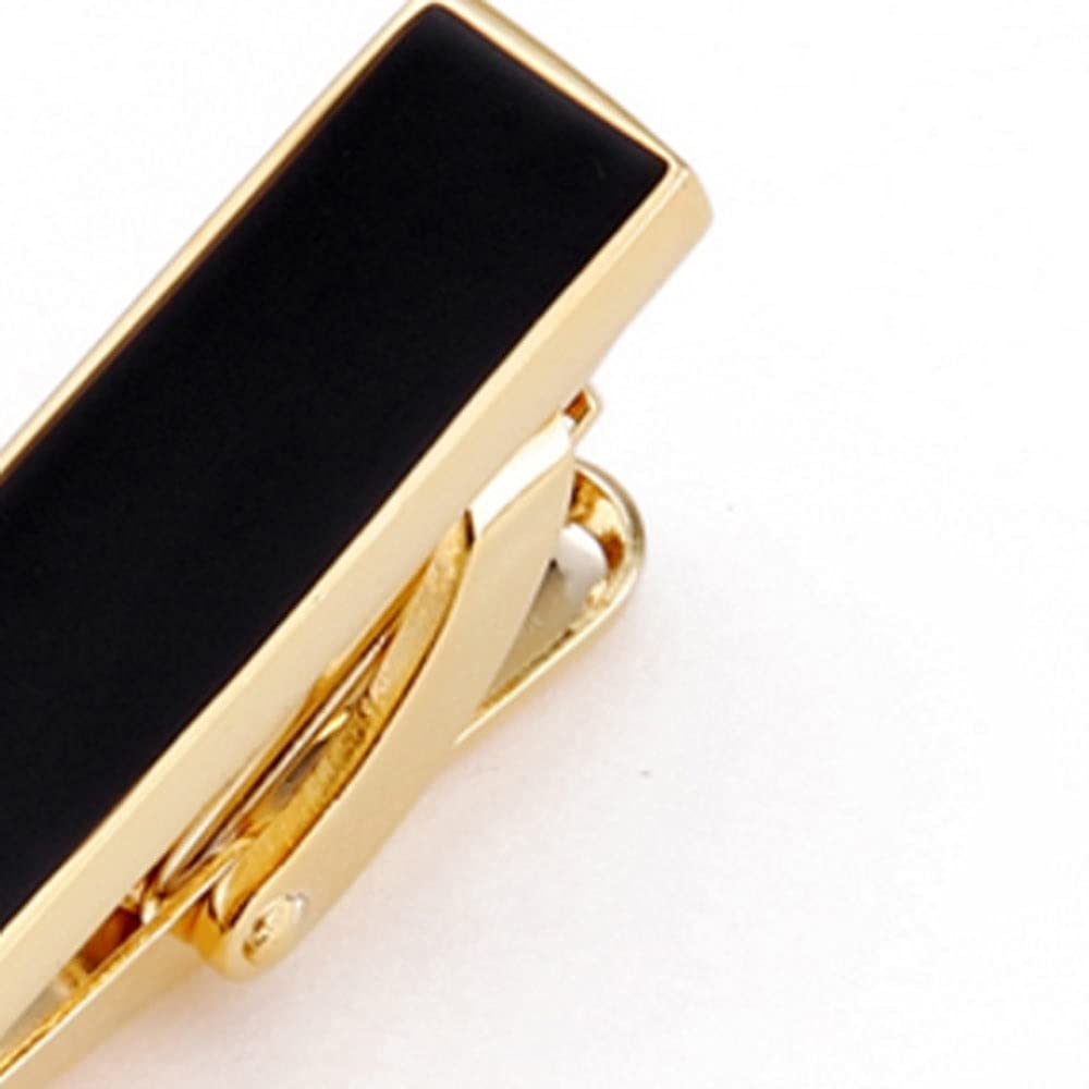 Pinza para Corbata de Rayas Doradas para Hombre, Ropa Formal de Negocios, alfiler para Hombre y Mujer, Pinza para Cuello de Ropa