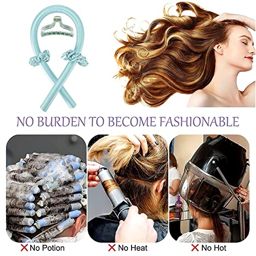2 Set Arricciacapelli Senza Calore Seta Dormire