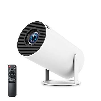 AKATUO Hy300, Smart Portable Android 11 Mini Projector, 220 ANSI, 4K/1080P, Wi-Fi 5G BT 5.0, 180 Degree Rotation