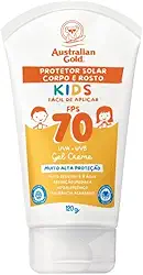 AUSTRALIAN GOLD PROTETOR CORPORAL GEL CREME KIDS FPS 70 120g