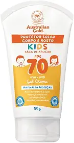 AUSTRALIAN GOLD PROTETOR CORPORAL GEL CREME KIDS FPS 70 120g