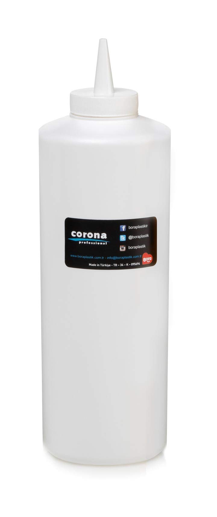 Bora Plastik Bo2105 Ketçap Mayonez Kapağı, Beyaz, 420 Ml