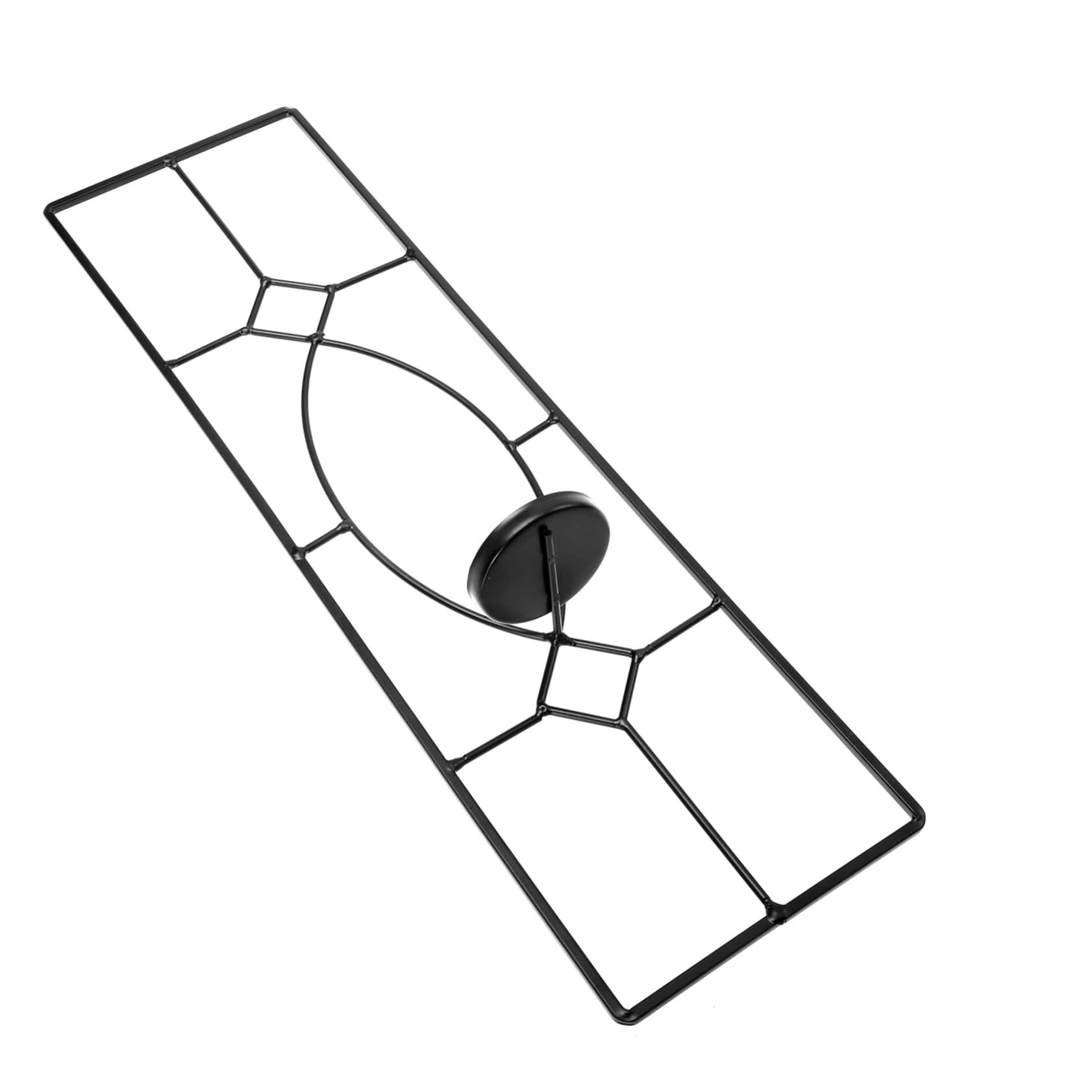 STOBAZA Unique Wall Hanging Candlestick Ironwork Wall Decor Perfect Centerpiece