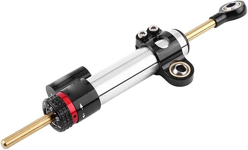 Miniatura 8 de Amortiguador de dirección, estabilizador universal de aluminio de la dirección de la motocicleta para MT10 MT 07 MT09 (corto)