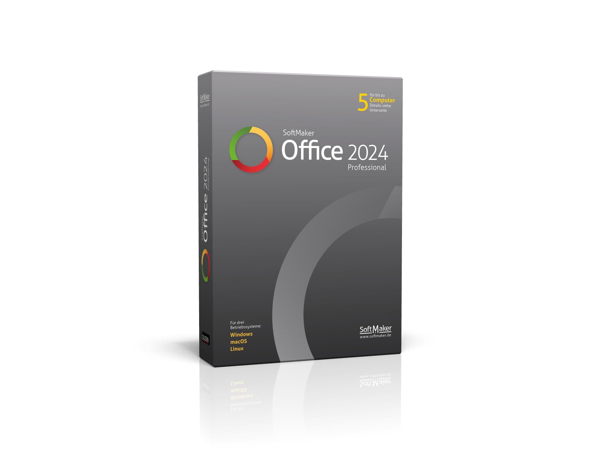 SoftMaker Office Pro kompatibel mit Windows & Mac für 5 Geräte desselben Haushalts