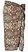 Produktbild GURU SHOP Bali Sarong, Wandtuch, Wickelrock, Sarongkleid, Herren/Damen, Orange/grün, Synthetisch, Size:One Size, 160x100 cm, Sarongs, Strandtücher Alternative Bekleidung