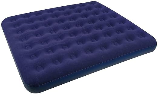 halfords single flocked airbed