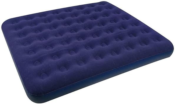 halfords single flocked airbed