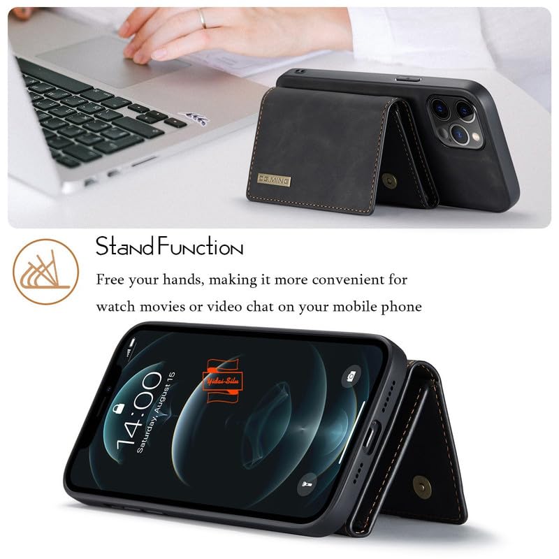 Coque iPhone 14 Pro antichoc protégeant votre écran avec étui portefeuille - 3