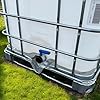 Cuve Récupérateur Eau De Pluie 1000L – IBC Avec Palette Métallique, Robinet Neuf