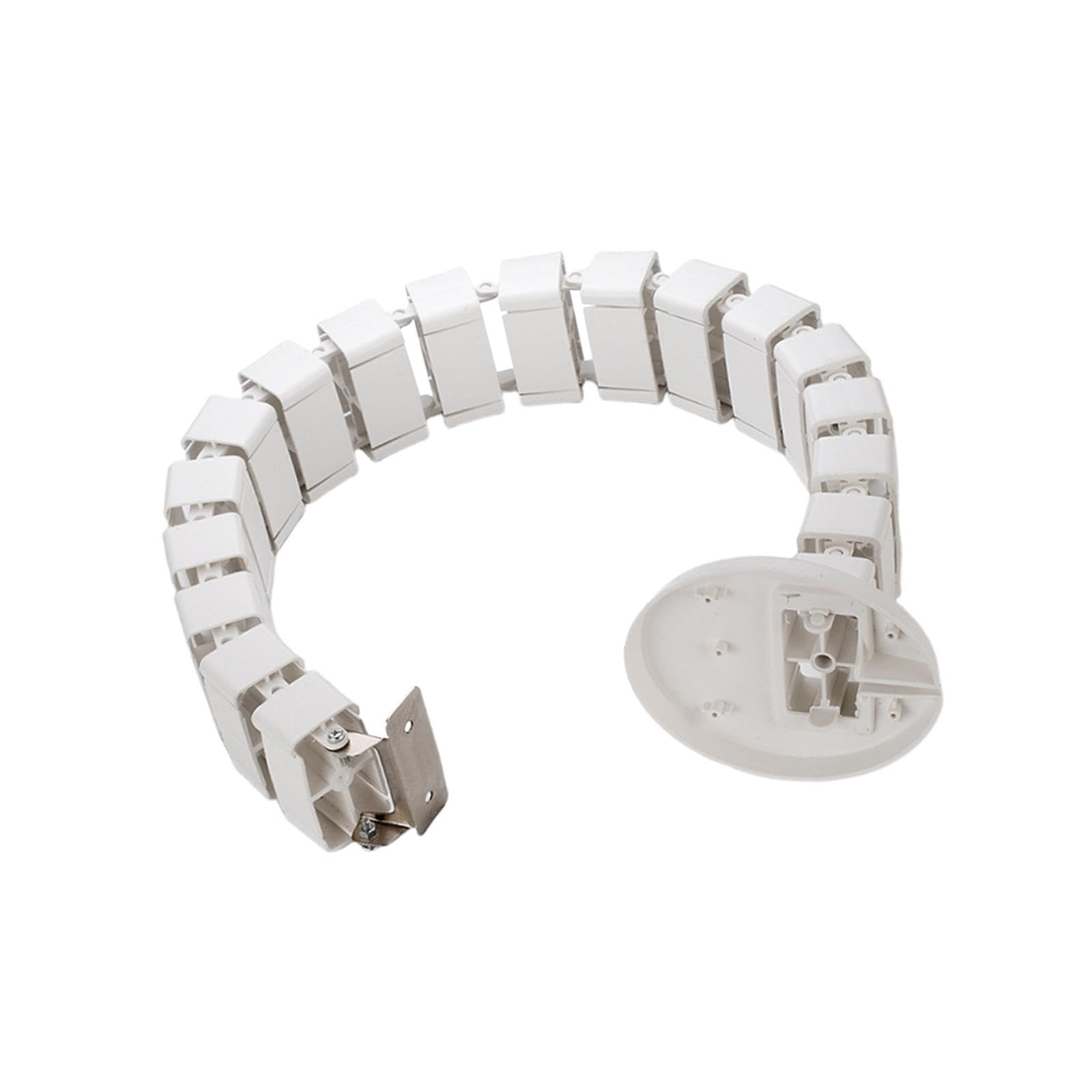 Quad Entry Wire Organizer Cord Cover Hider Easy to Use Desk Wire Channel White-image-18