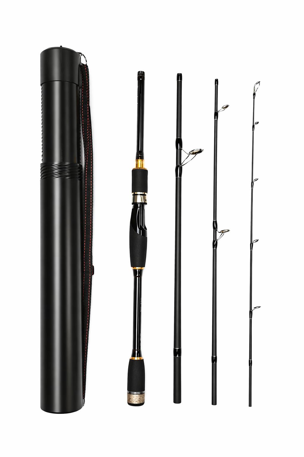スピニングロッド カーボン　シーバス　9ft 270cm 4ピースパックロッド Amazon | 7フィート スピニングロッド 4ピース M & ハードロッドケース