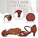 Syrads Zapatos de Baile Latino para Mujer Salsa Tango Bachata Vals con Pedrería Zapatos de Baile de Salón Suela Blanda Imagen de Syrads Zapatos de Baile Latino para Mujer Salsa Tango Bachata Vals con Pedrería Zapatos de Baile de Salón Suela Blanda