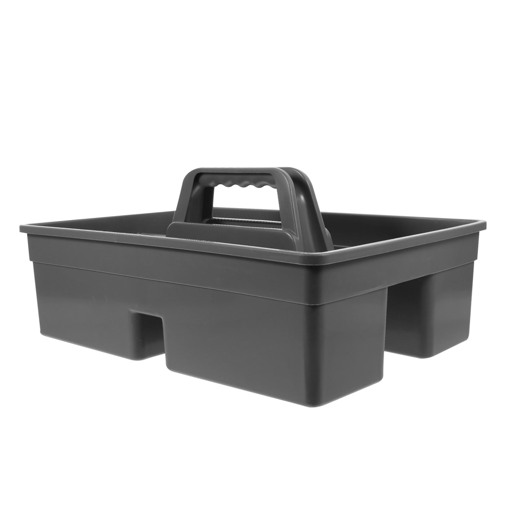 Caja organizadora de limpieza con asa: transporte fácil para desinfectantes de baño y cocina