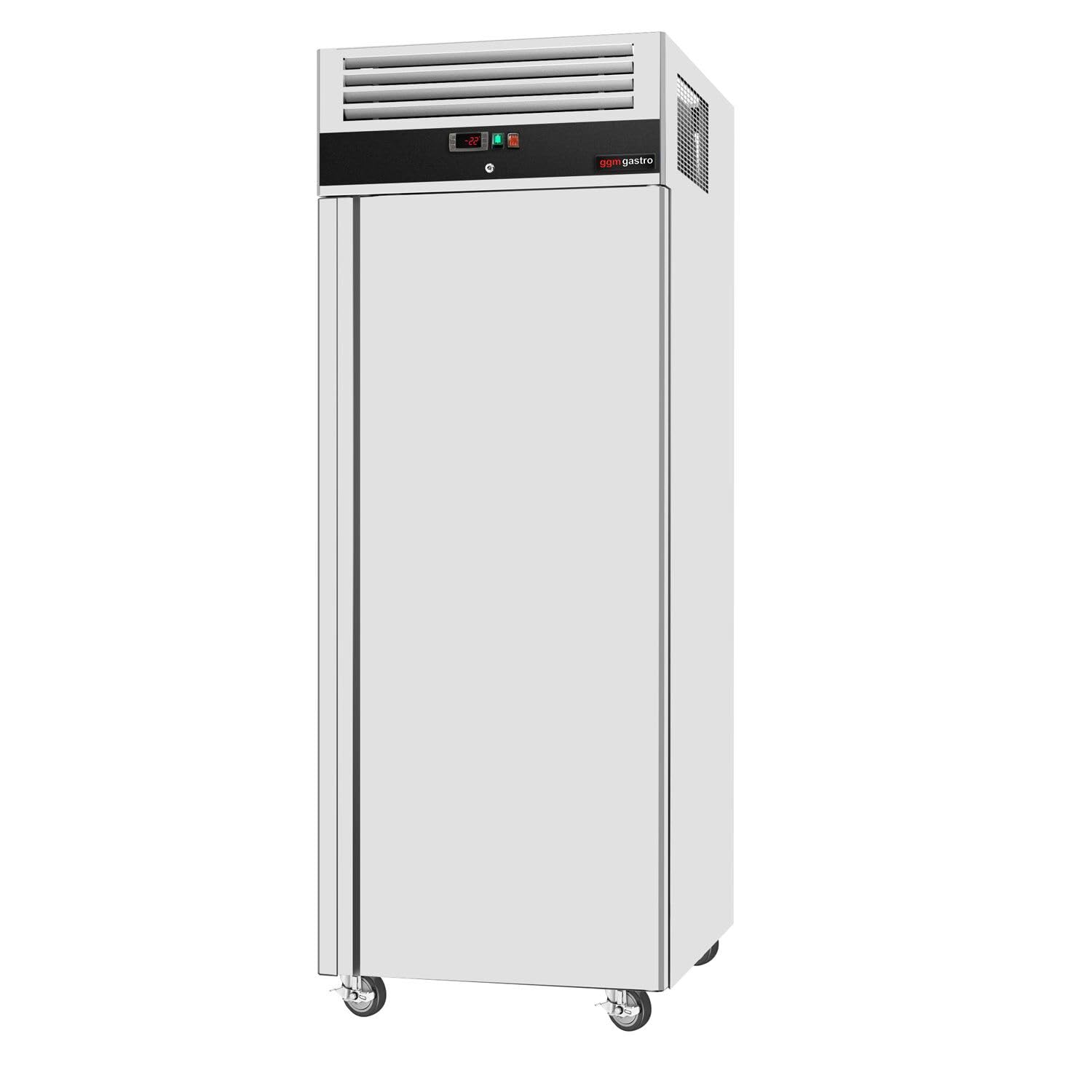 GGM Gastro Congelador ECO - GN 2/1-700 Litros - 1 Puerta - Puerta Interior de Acero Inoxidable - Grado Comercial - Eficiente en Energía - Alta Capacidad - Para Restaurantes - TKSJ650ND