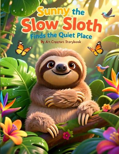 Sunny the Slow Sloth Finds the Quiet Place: A Calming Children�fs Story About Mindfulness, Emotions, and Finding Inner Peace (Sun