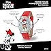 Disney Minnie Mouse Watch for Women, Red Leather Strap, Silver Dial, Silver Case – Stylish Minnie Mouse Watches for Women, Perfect Watch, Fashionable Watches with a Fun Design
