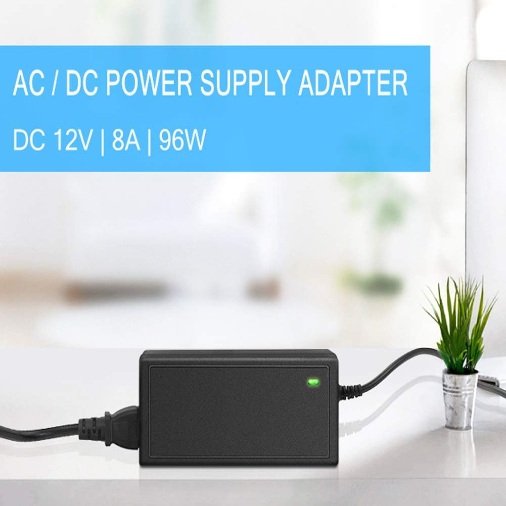 JOYLIT 12V 8A Power Supply Adapter 96W