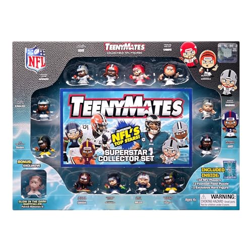Teenymates Party Animal 2026 NFL Series 14 Figures Team Colors One Size NFL Series 14-2026 Collectors Gift Set