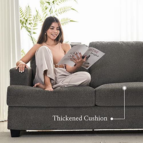 image for VanAcc 89 Inch Sofa, Comfy Sofa with Extra Deep Seats, Modern 3 Seater